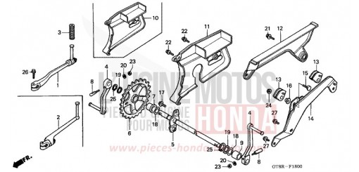 PEDALE/BIE. DE DEMARREUR DE KICK PK50R de 1994